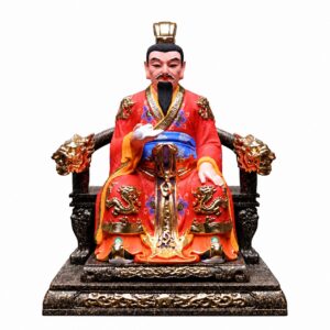 Bi Gan Wood Statue, approved main product view.