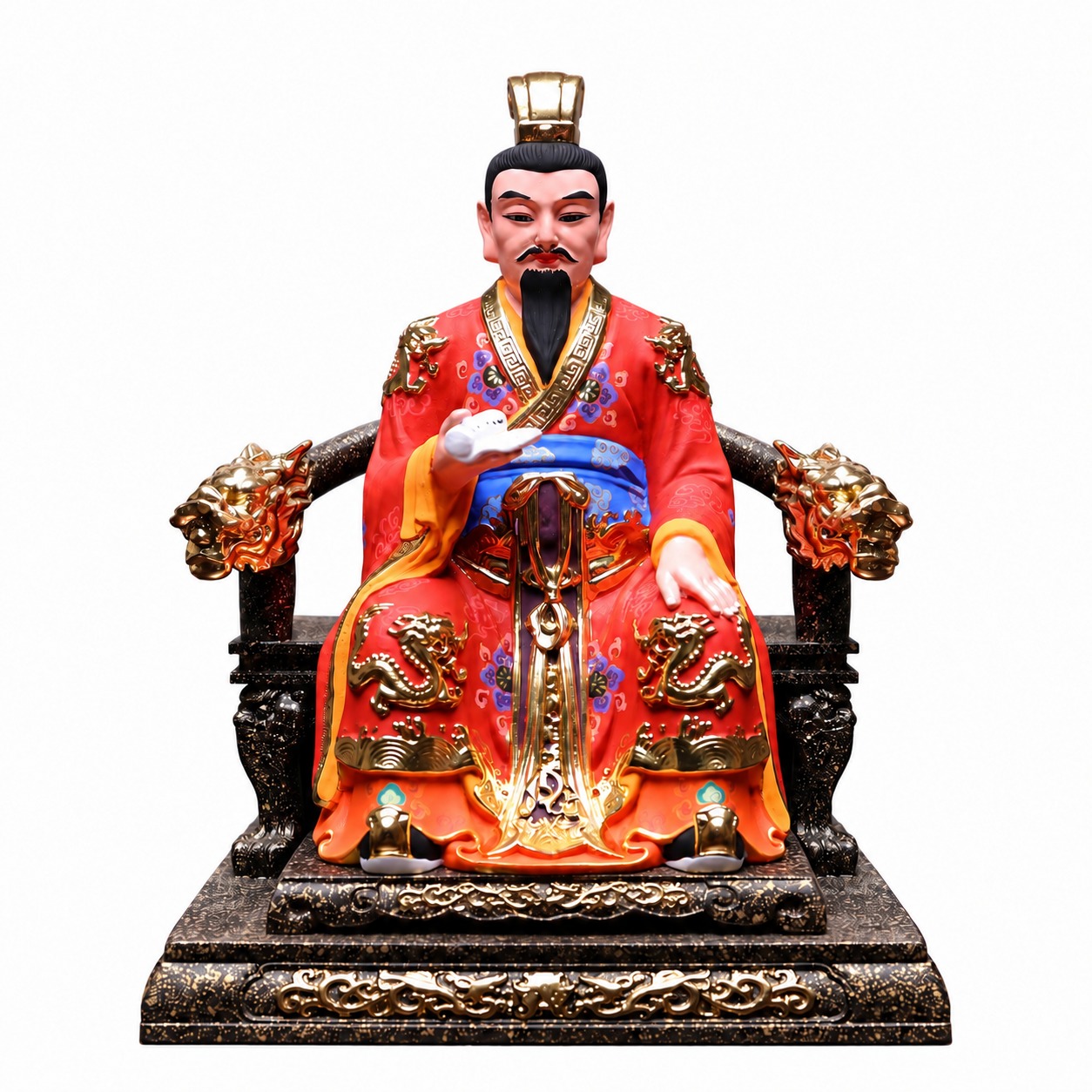 Bi Gan Wood Statue, approved main product view.