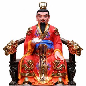 Bi Gan Wood Statue, approved main product view.