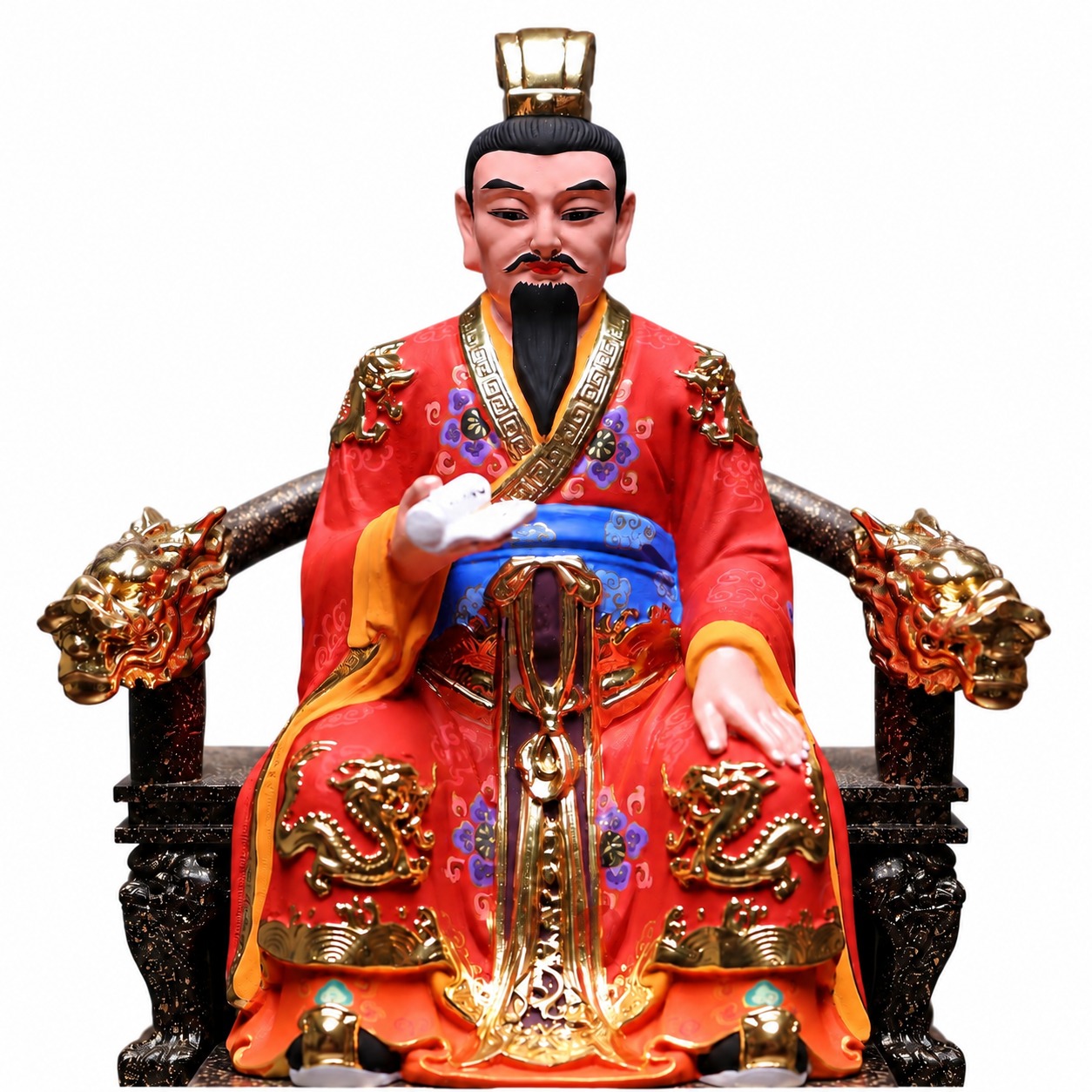 Bi Gan Wood Statue, approved main product view.