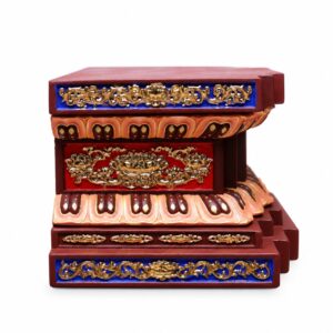 Lotus Wood Statue Base, approved main product view.