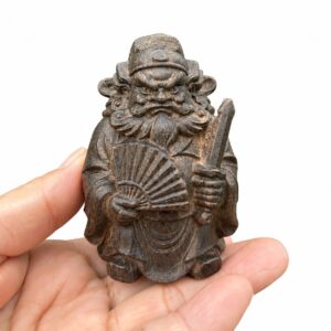 Zhong Kui Wood Figurine, approved main product view.