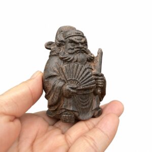 Zhong Kui Wood Figurine, approved main product view.