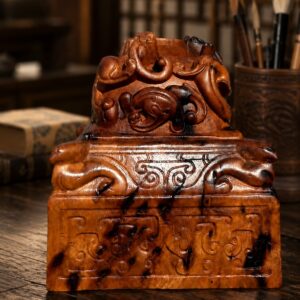 Mythical Beast Wood Seal, approved scene product view.
