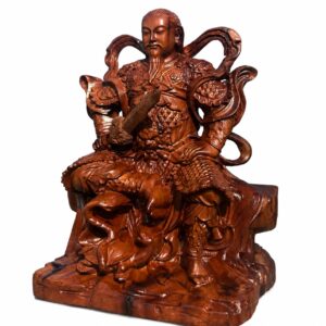 Zhenwu Emperor Wood Statue, approved main product view.