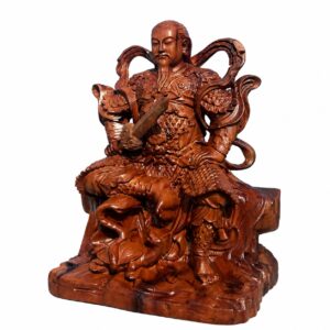 Zhenwu Emperor Wood Statue, approved main product view.