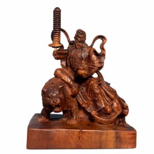 Zhao Gongming Wood Statue, approved main product view.