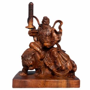 Zhao Gongming Wood Statue, approved main product view.