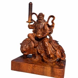 Zhao Gongming Wood Statue, approved main product view.