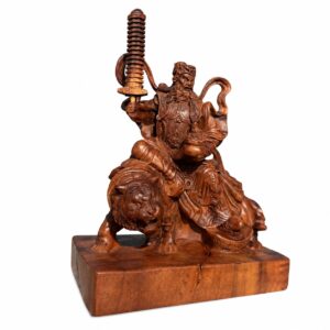 Zhao Gongming Wood Statue, approved main product view.