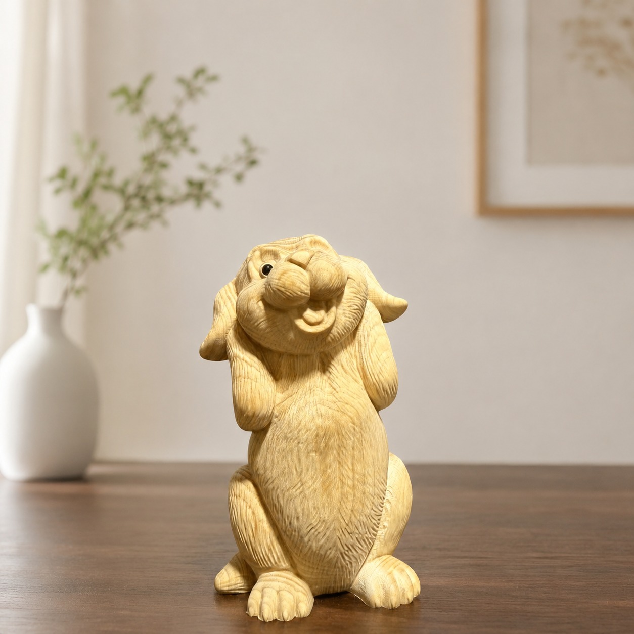 Golden Retriever Wood Figurine, approved hero product view.
