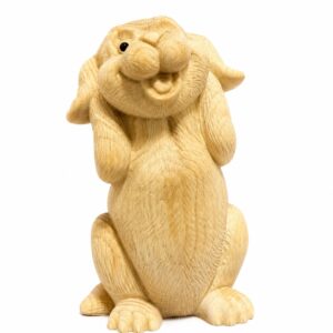 Golden Retriever Wood Figurine, approved main product view.