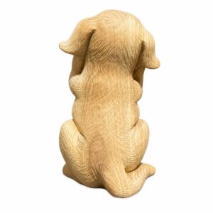 Golden Retriever Wood Figurine, approved main product view.