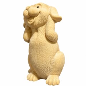 Golden Retriever Wood Figurine, approved main product view.