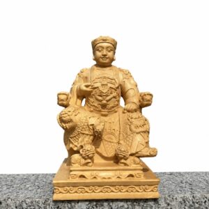 Guangze Zunwang Wood Statue, approved main product view.