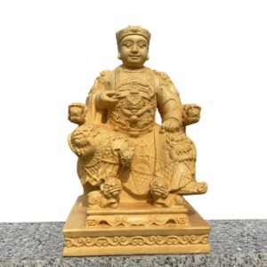 Guangze Zunwang Wood Statue, approved main product view.