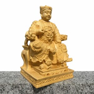 Guangze Zunwang Wood Statue, approved main product view.