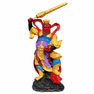 Wang Lingguan Wood Statue, approved main product view.