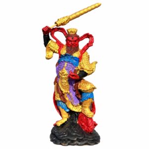 Wang Lingguan Wood Statue, approved main product view.