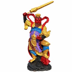 Wang Lingguan Wood Statue, approved main product view.