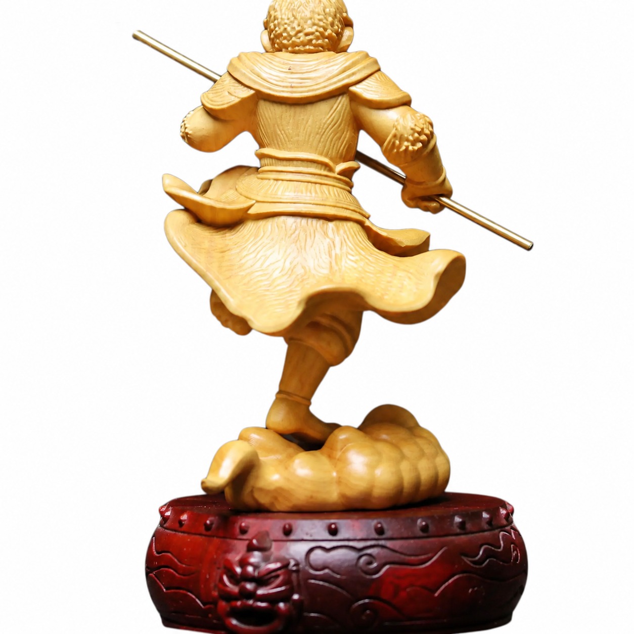 Sun Wukong Wood Statue, approved main product view.