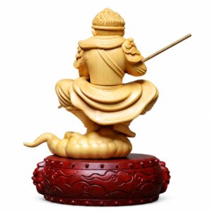 Sun Wukong Wood Statue, approved main product view.