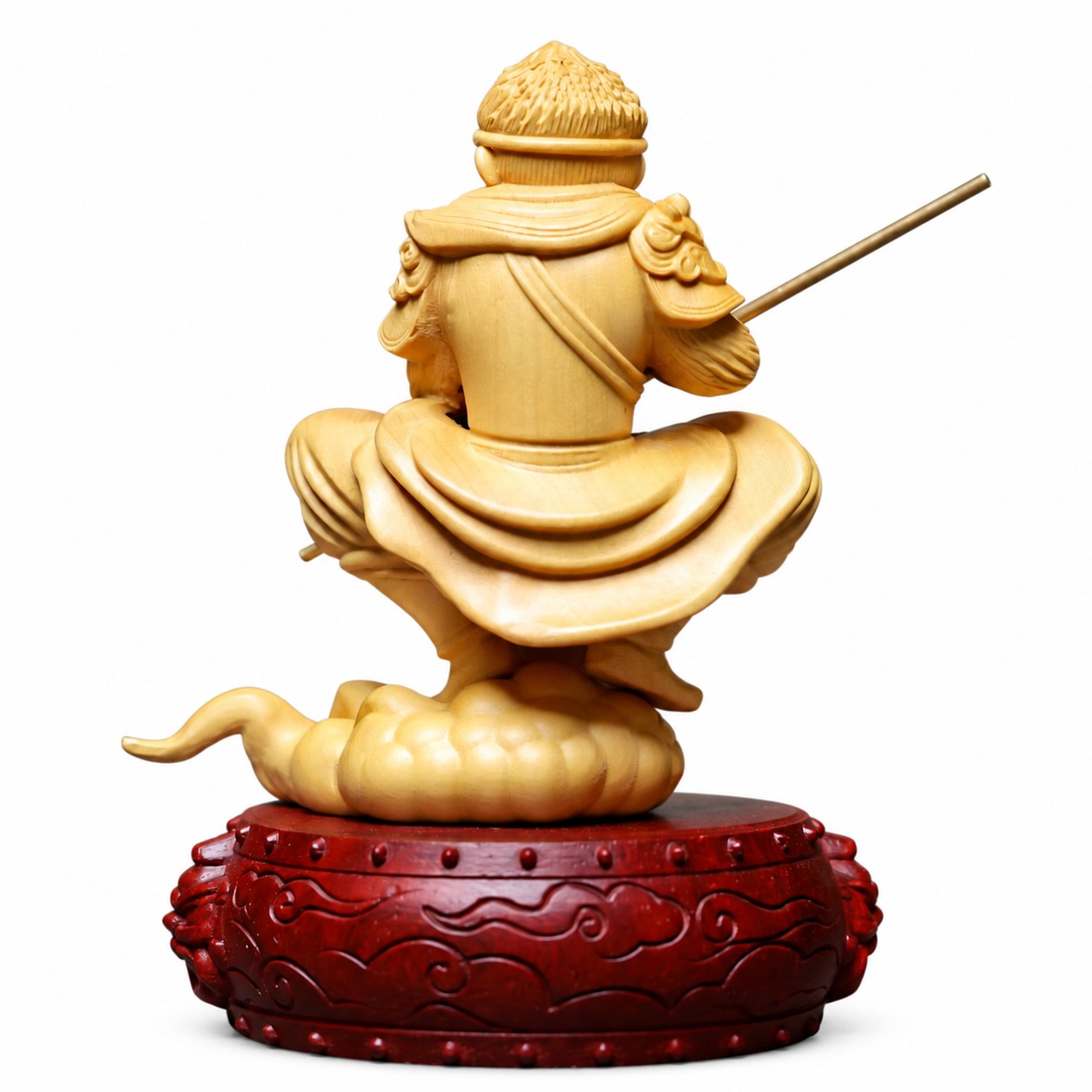 Sun Wukong Wood Statue, approved main product view.
