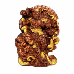 Zhong Kui Wood Figurine, approved main product view.