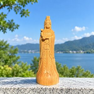 Mazu Wood Statue, approved hero product view.