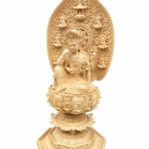 Six-Armed Guanyin Wood Statue, approved main product view.
