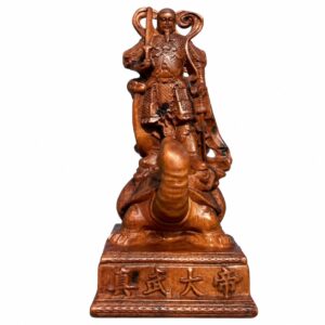 Zhenwu Emperor Wood Statue, approved main product view.
