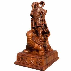 Zhenwu Emperor Wood Statue, approved main product view.