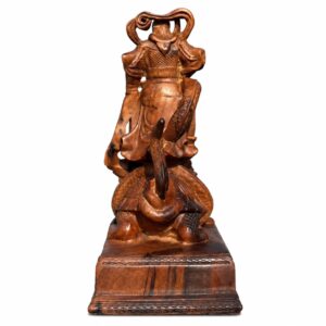 Zhenwu Emperor Wood Statue, approved main product view.