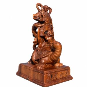 Zhenwu Emperor Wood Statue, approved main product view.