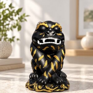 Hu Ye Tiger Deity Wood Statue, approved hero product view.