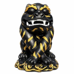 Hu Ye Tiger Deity Wood Statue, approved main product view.