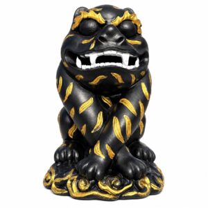 Hu Ye Tiger Deity Wood Statue, approved main product view.