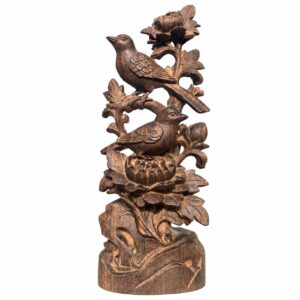 Magpie Wood Figurine, approved main product view.