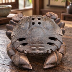 Crab Wood Incense Burner, approved scene product view.