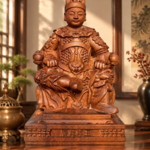 Guangze Zunwang Wood Pocket Shrine, approved scene product view.