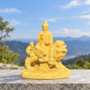 Taiyi Wood Statue, approved hero product view.