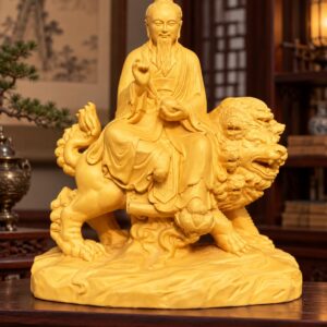 Taiyi Wood Statue, approved scene product view.