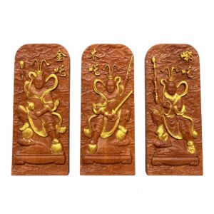 Jinzha, Muzha or Nezha Wood Token, approved main product view.