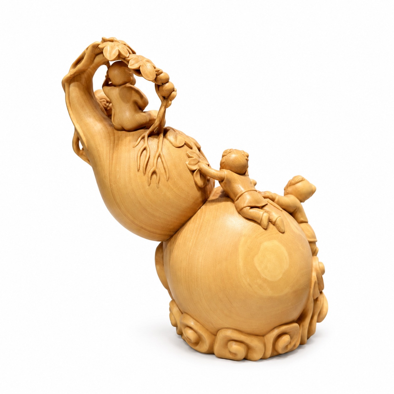 Seven Calabash Brothers Wood Figurines, approved main product view.