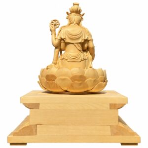 Six-Armed Guanyin Wood Statue, approved main product view.