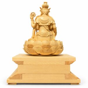 Six-Armed Guanyin Wood Statue, approved main product view.
