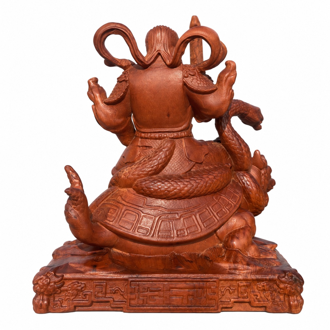 Zhenwu Emperor Wood Statue, approved main product view.
