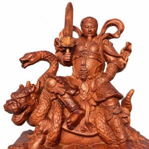 Zhenwu Emperor Wood Statue, approved main product view.