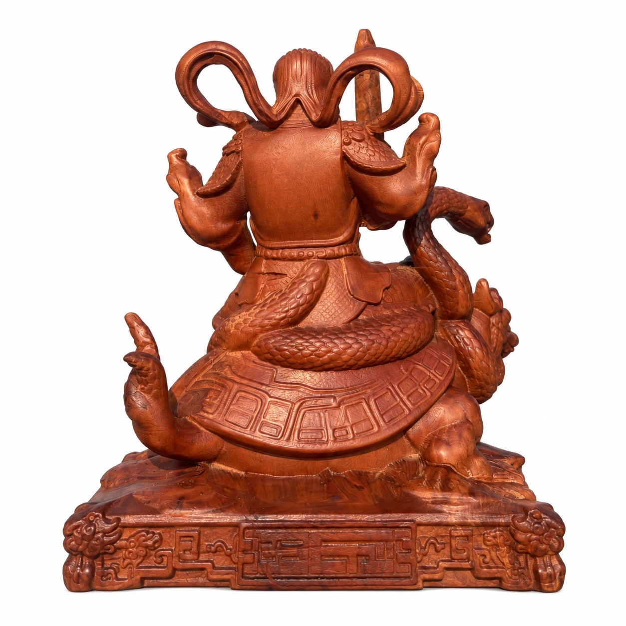 Zhenwu Emperor Wood Statue, approved main product view.