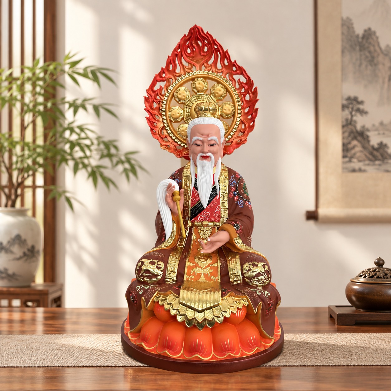 Sanqing Wood Statues — Individual Selection, approved hero product view.